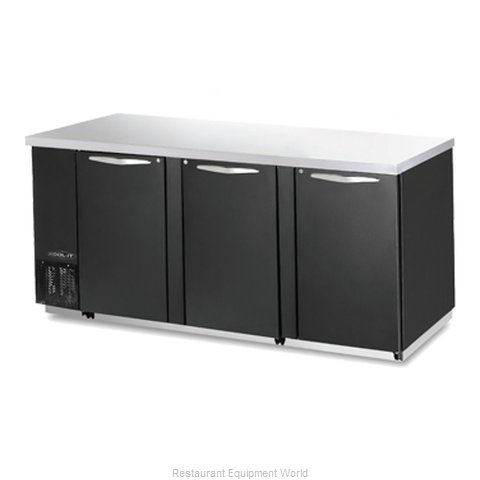 MVP Group KBB-90-3B Backbar Cabinet, Refrigerated