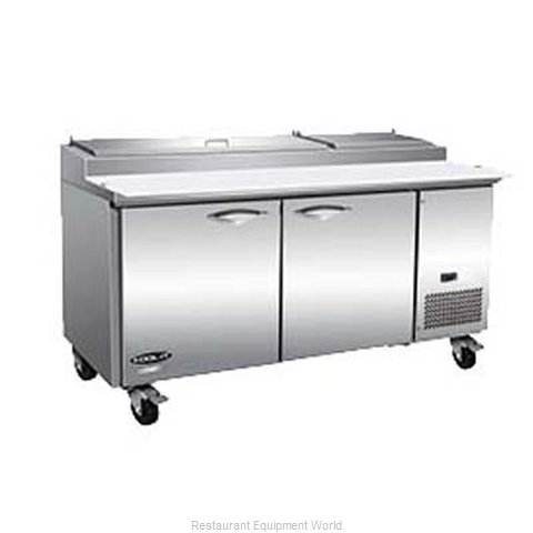 MVP Group KPP67-2D Refrigerated Counter, Pizza Prep Table
