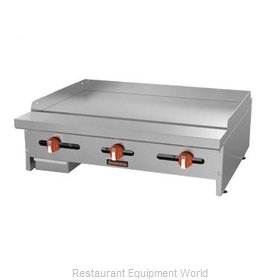 MVP Group SRMG-36 Griddle, Gas, Countertop