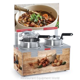 Nemco 6510A-2D4P Food Pan Warmer/Cooker, Countertop