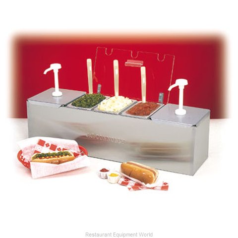 Nemco 88100-CB-3 Condiment Dispenser, Pump-Style