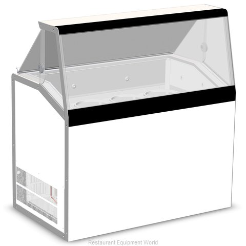 Nor-Lake HF100WWG/0L Display Case, Dipping Ice Cream