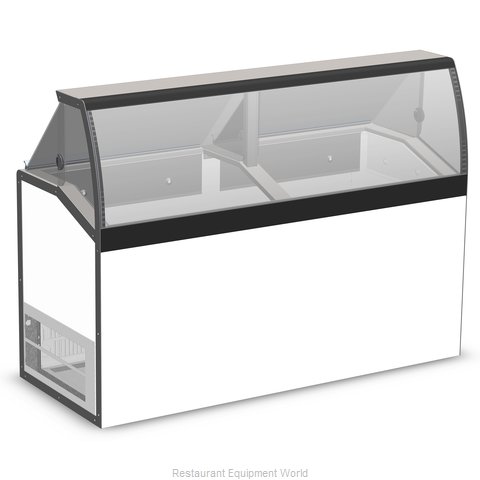 Nor-Lake HF160WWG/0LCG Display Case, Dipping Ice Cream