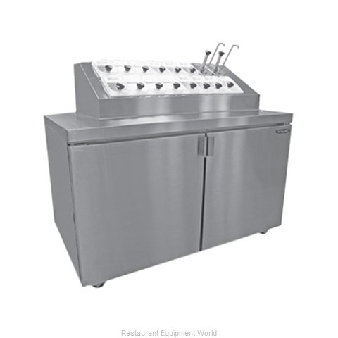 Nor-Lake ZF152SMS/0 Ice Cream Dipping Cabinet With Syrup Rail