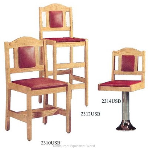 Old Dominion 2314USB Appalachian Red Oak Bar Stool