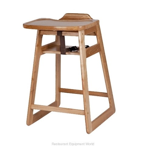 Old Dominion ST-1 Wooden High Chair w/Tray - Natural Color