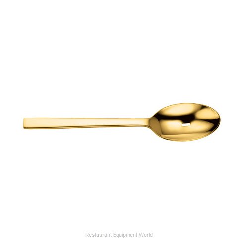 Oneida Crystal B408SPTF Serving Spoon, Slotted (Magnified)