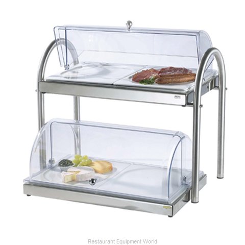 Oneida Crystal EFC3RECTSET Display Stand, Tiered (Magnified)