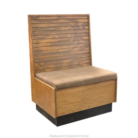 Original Wood Seating BWB-3/4C-42 GR6/COM Booth