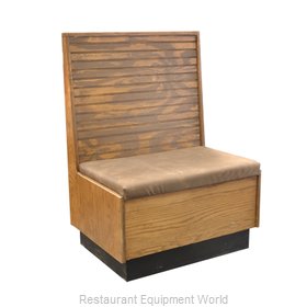 Original Wood Seating BWB-U-48 GR7 Booth