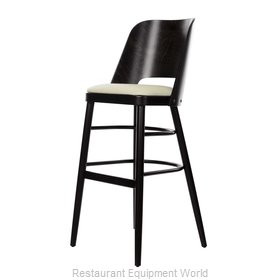 Original Wood Seating POPPIN B GR7 Bar Stool, Indoor