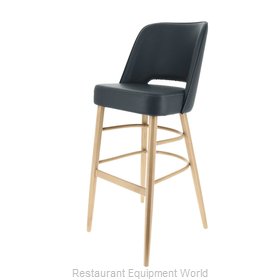 Original Wood Seating POPPIN B XL FP GR7 Bar Stool, Indoor