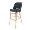 Taburete para Bar, Interiores
 <br><span class=fgrey12>(Original Wood Seating POPPIN B XL FP GR9 Bar Stool, Indoor)</span>