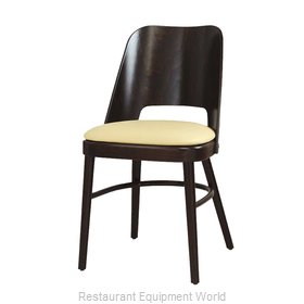 Original Wood Seating POPPIN XL P7/COM Chair, Side, Indoor