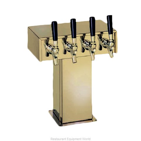 Perlick 4006-4BTF4 Draft Beer Dispensing Tower (Magnified)