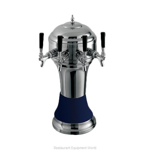 Perlick 4056BL4BPC Draft Beer Dispensing Tower (Magnified)