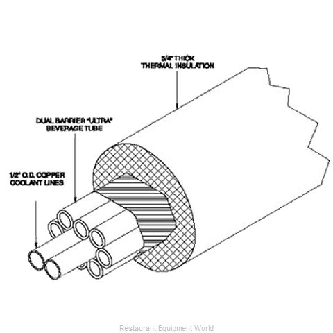 Perlick 4220-10-1 Beverage Trunk Housing