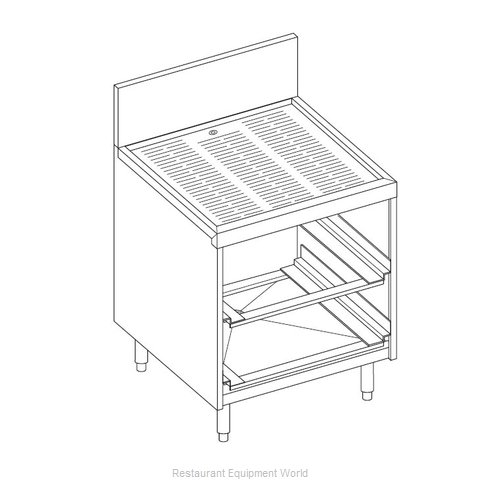 Perlick 7055A-D Underbar Glass Rack Storage Unit