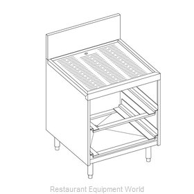 Perlick 7055A-D Underbar Glass Rack Storage Unit