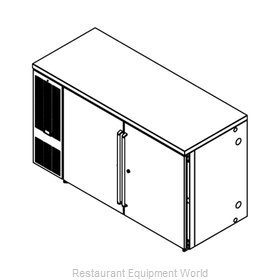 Perlick BBS60 Back Bar Cabinet, Refrigerated