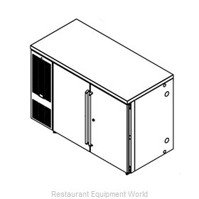 Perlick BBSN52 Back Bar Cabinet, Refrigerated