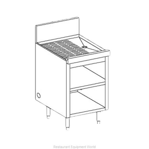 Perlick SC12 Underbar Workboard, Storage Cabinet