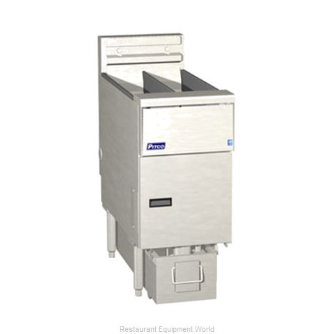 Pitco 1-SF-SE14XSSTC-S Fryer Battery Electric Dual Tank