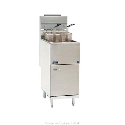 Pitco 45C+SS Fryer Floor Model Gas Full Pot