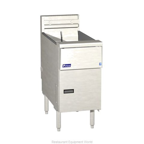 Pitco SE14-SSTC-S Fryer Floor Model Electric Full Pot