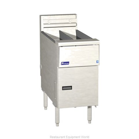 Pitco SE14TX Fryer, Electric, Floor Model, Split Pot