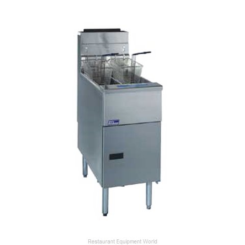 Pitco SG14TS-SSTC Fryer Gas Dual Tank