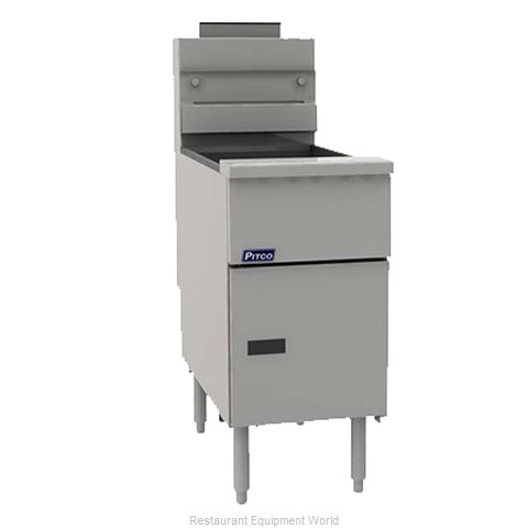 Pitco VF-65S Fryer, Gas, Floor Model, Full Pot