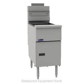 Pitco VF-65S Fryer, Gas, Floor Model, Full Pot