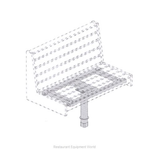 Plymold 52859D2 Booth Cluster Seating Support