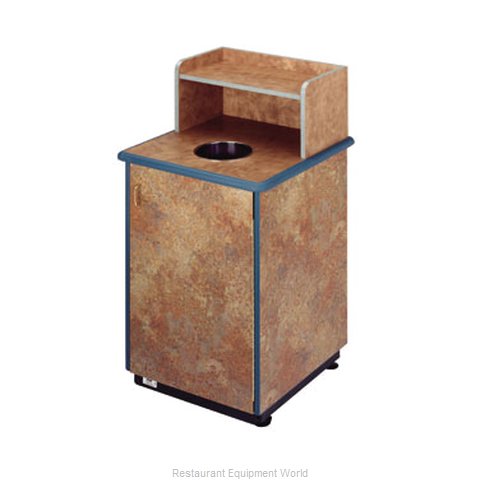 Plymold 80111DE Trash Receptacle, Cabinet Style