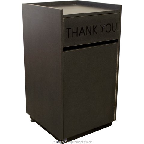 Plymold 80501GN Trash Receptacle, Cabinet Style