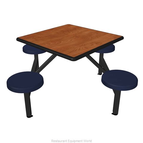 Plymold JUSQ004DEBU Cluster Seating Unit, Indoor