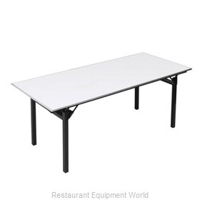 PS Furniture 600-1872A-PAD Folding Table, Rectangle