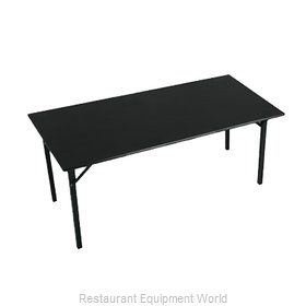 PS Furniture 600-3072B Folding Table, Rectangle