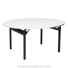 PS Furniture 600-30DIA-PAD Folding Table, Round