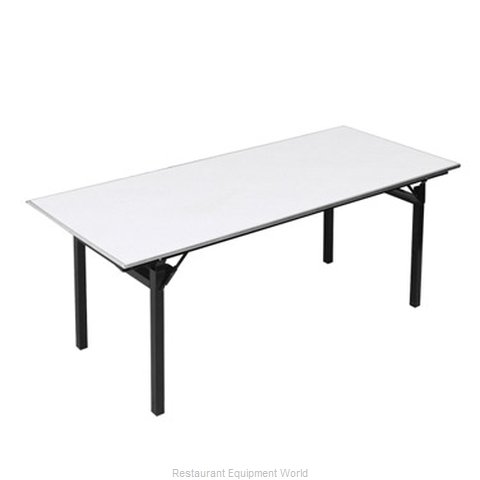 PS Furniture 600-4848A-PAD Folding Table, Square