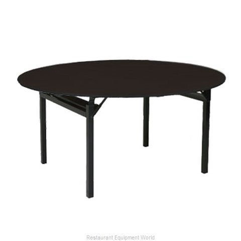 PS Furniture 600-48DIB Folding Table, Round