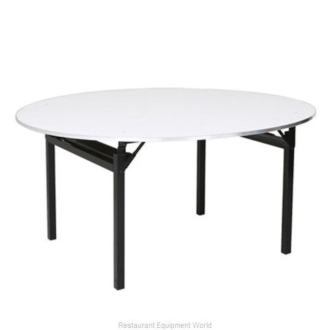 PS Furniture 600-7X12A-PAD Folding Table, Serpentine/Crescent