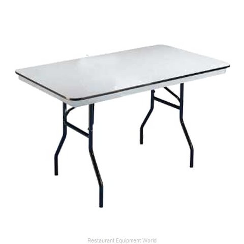 PS Furniture B3048 Folding Table, Rectangle (Magnified)