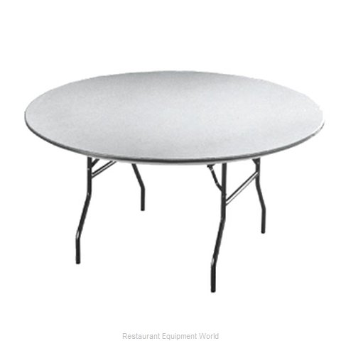 PS Furniture B48RD-SW Folding Table Round