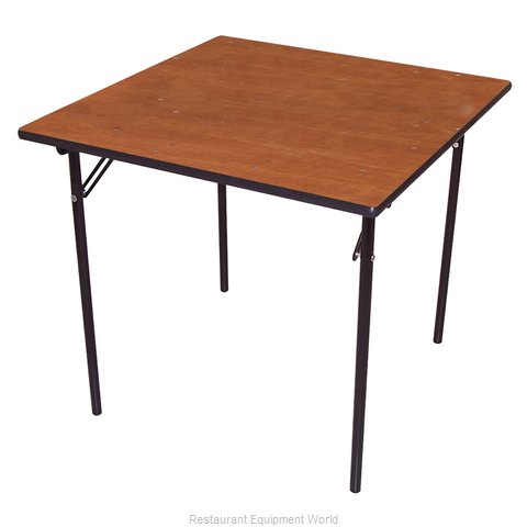 PS Furniture BQ3232 Folding Table, Square