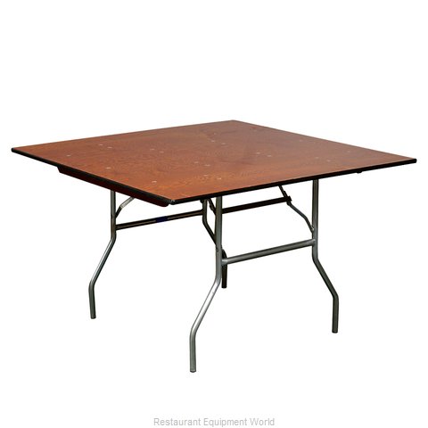 PS Furniture BQ4848 Folding Table, Square