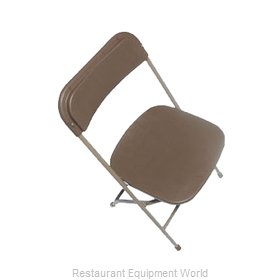 PS Furniture C600BRW/NTR Chair, Folding, Outdoor