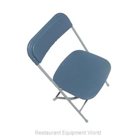 PS Furniture C600SBL/GR Chair, Folding, Outdoor