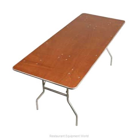 PS Furniture HO3048 Folding Table, Rectangle (Magnified)